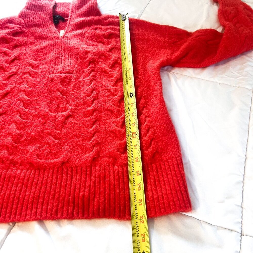 J. Crew Cable Knit Half-Zip Sweater In Supersoft Yarn - Picture 10 of 13